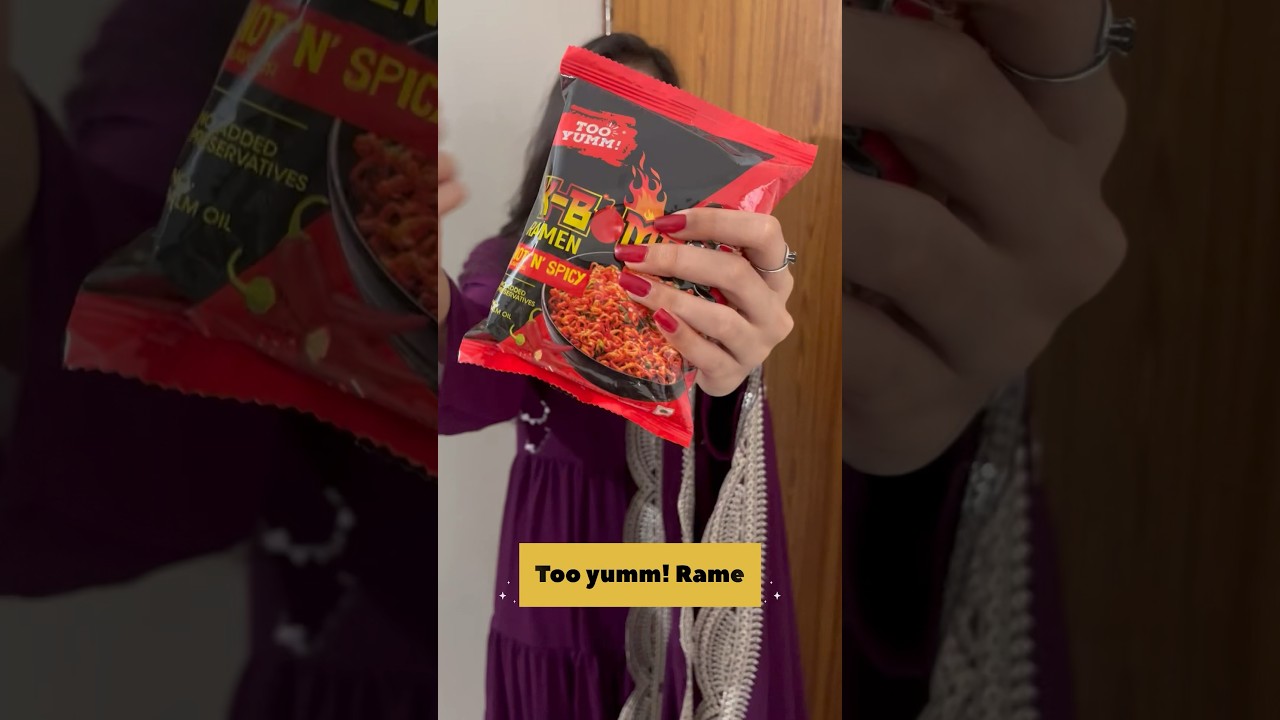 TOO YUMM K-BOMB RAMEN🍜#ramen#koreanramen#tooyumm#ytshorts#shortsfeed#minivlog