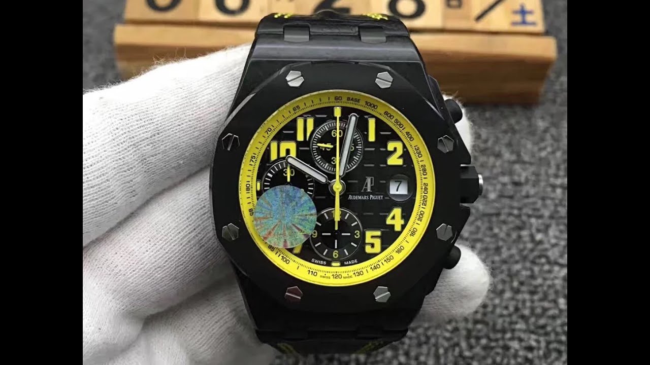 Royal Oak Offshore Chronograph BumbleBee 42MM 26176FO Forged Carbon Black Dial Luxury Watch Review
