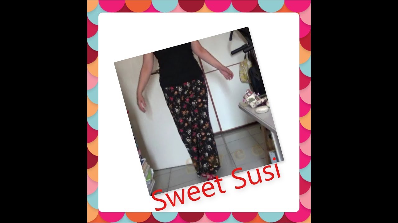 Cucire Pantalone Palazzo senza CARTAMODELLO FACILISSIMO Tutorial di cucito Passo passo