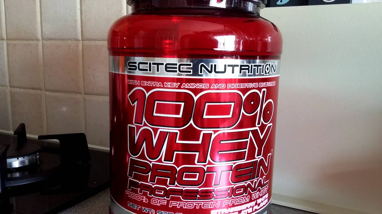 Scitec Nutrition - 100% Whey Protein Professional Review