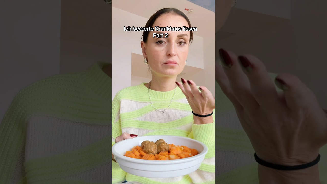 Krankenhaus essen bewerten Part 2&hellip; 😄 #shorts #krankenhaus #hospital #hospitalfood #food #vegan