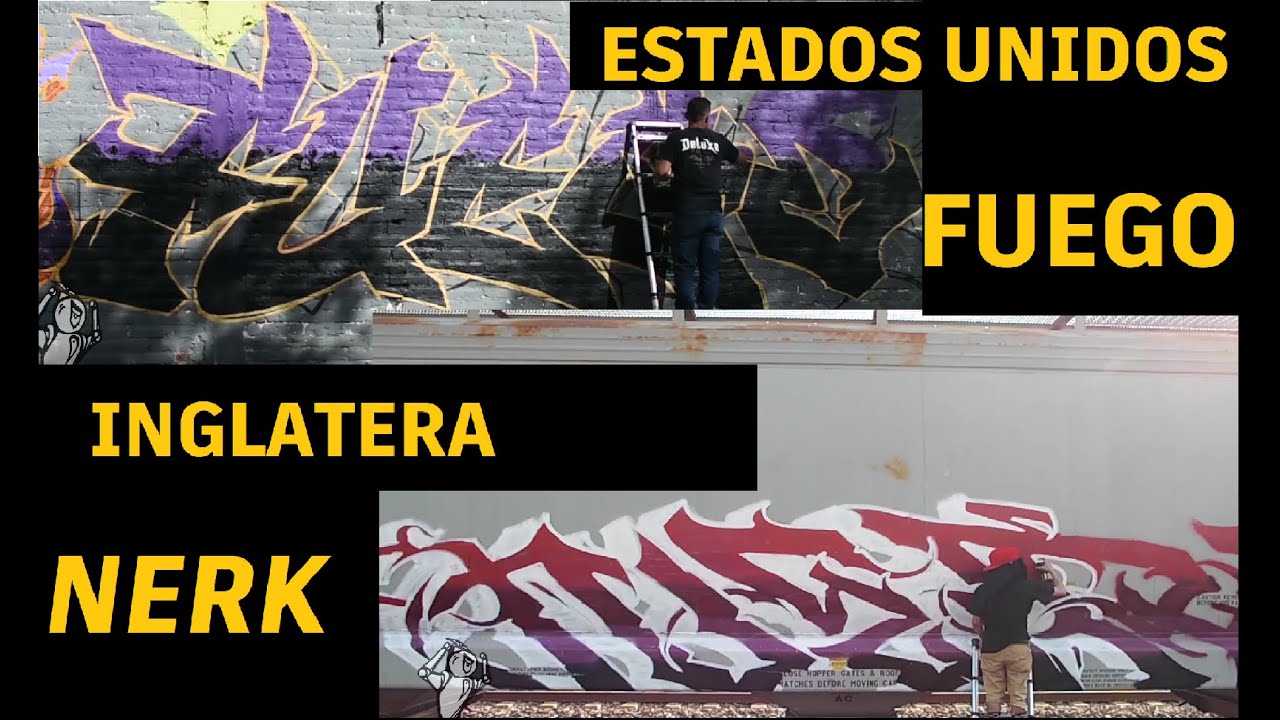 Charlas de graffiti (Acción) NERK - FUEGO (Inglaterra y EEUU)