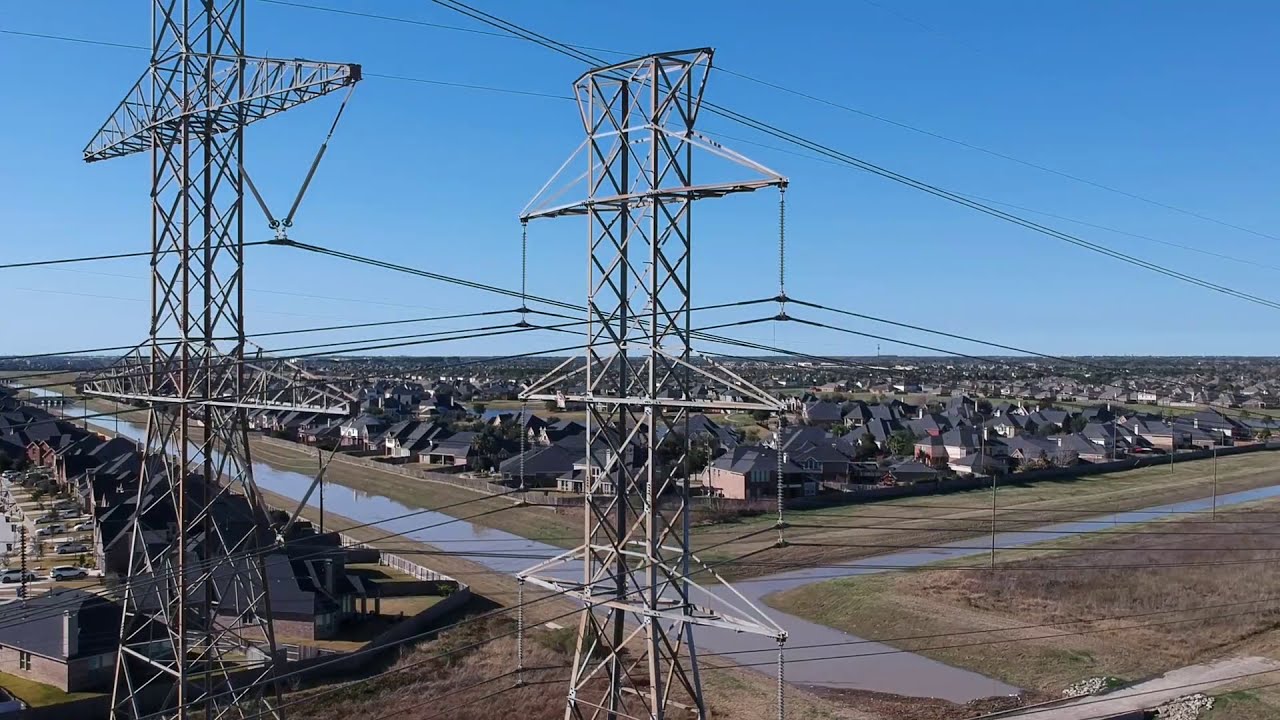 Power Lines in Texas