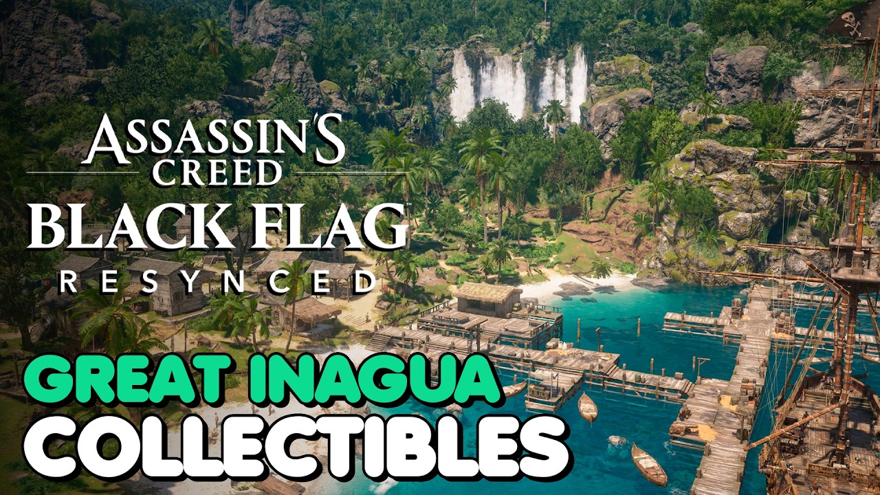 Assassin's Creed Black Flag: Resynced &ndash; Great Inagua All Collectible Locations