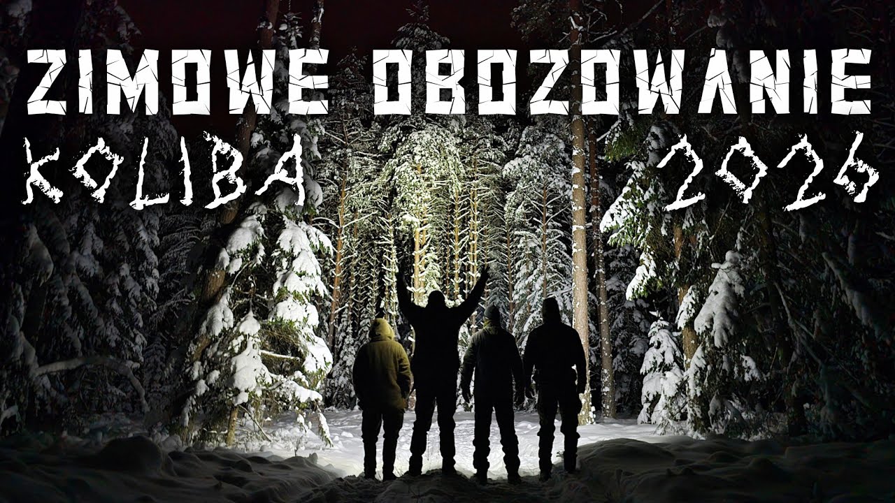 Zimowe Obozowanie Biwak Pod Pałatką W Starym Stylu Spanie Przy Ognisku & Chata Trappera Koliba 2026