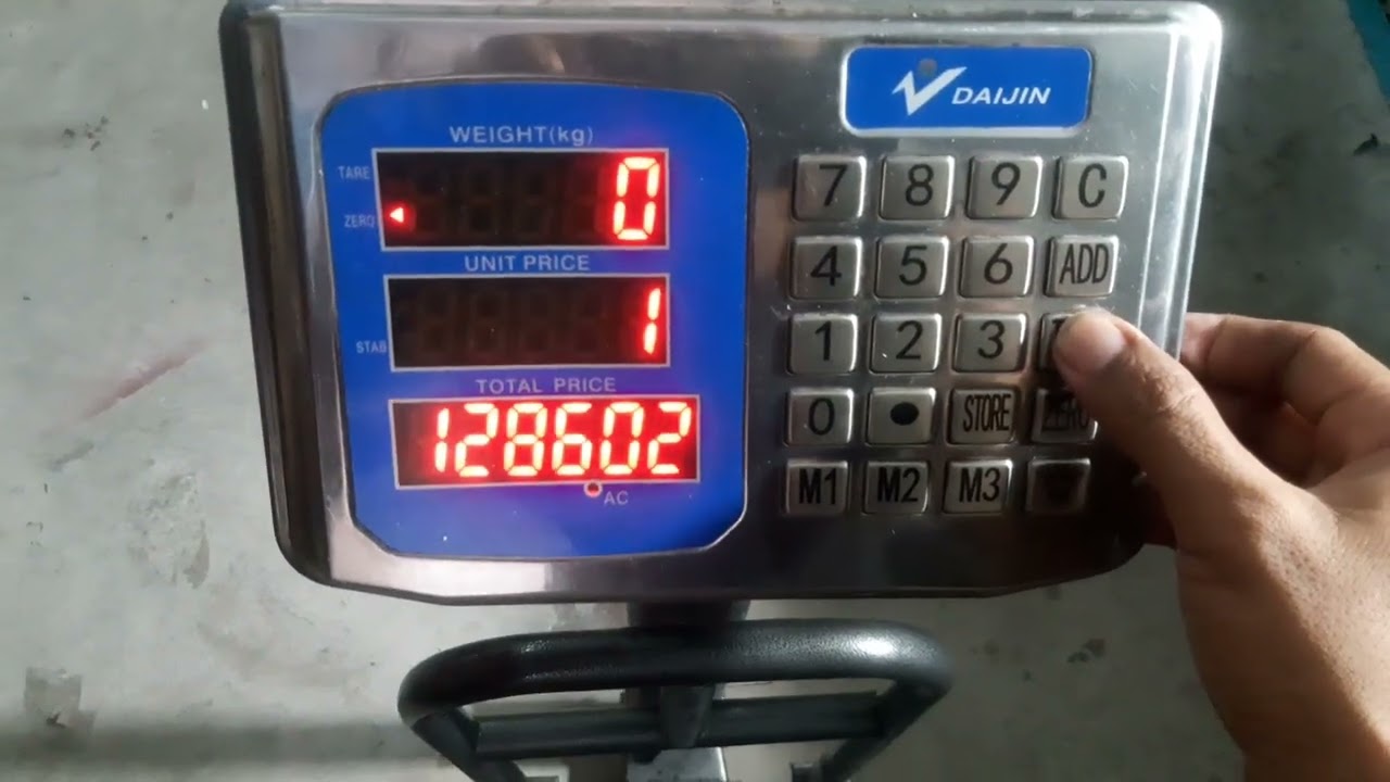 kalibrasi timbangan digital DAIJIN