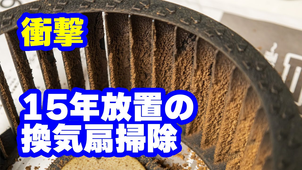 【衝撃】15年放置の換気扇が信じられないほど綺麗に！プロも驚く掃除術