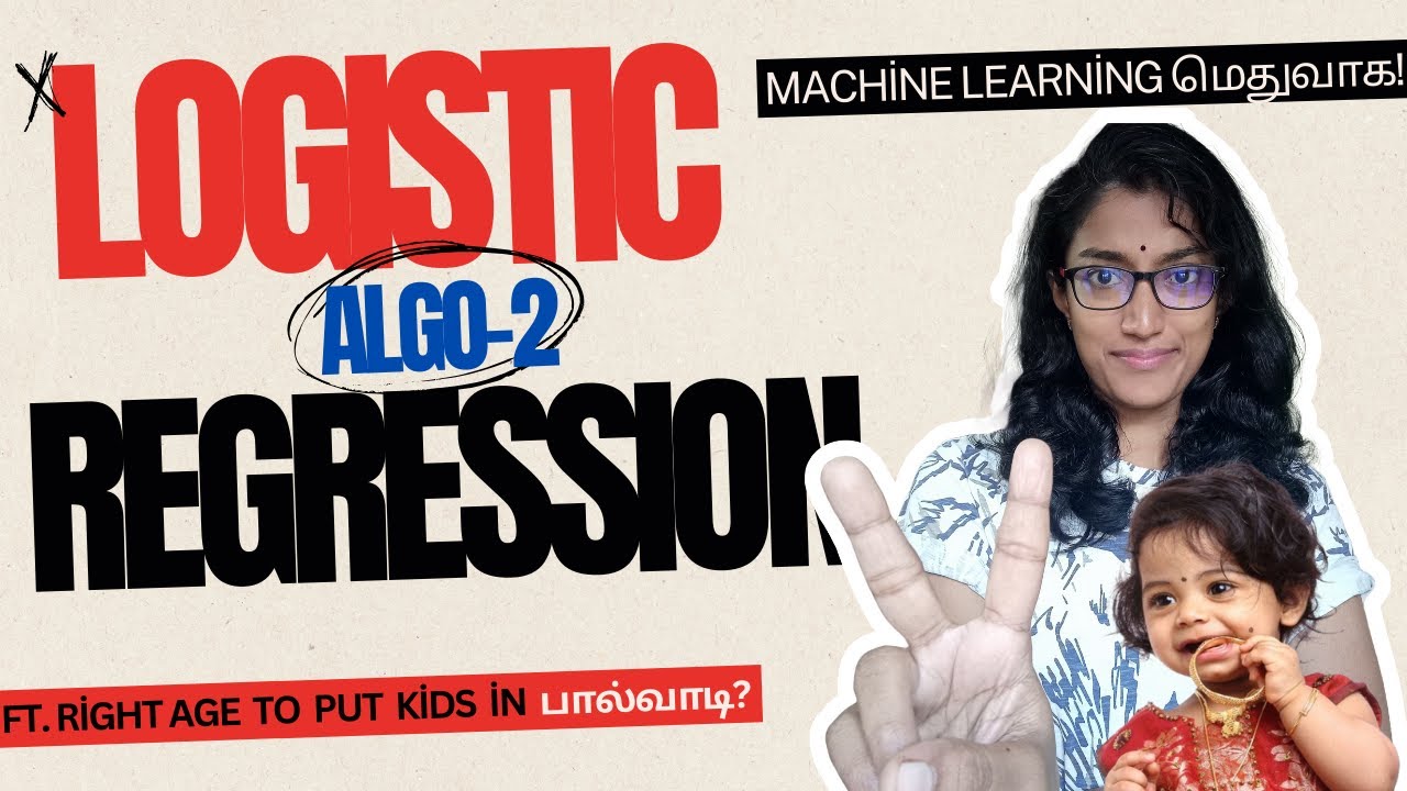 Logistic Regression with all formulas in  in தமிழ் #machinelearning #datascience #classification