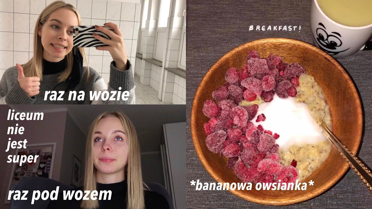 TYPOWY DZIEŃ JAKO MATURZYSTKA | poranna rutyna i co jem w ciągu dnia