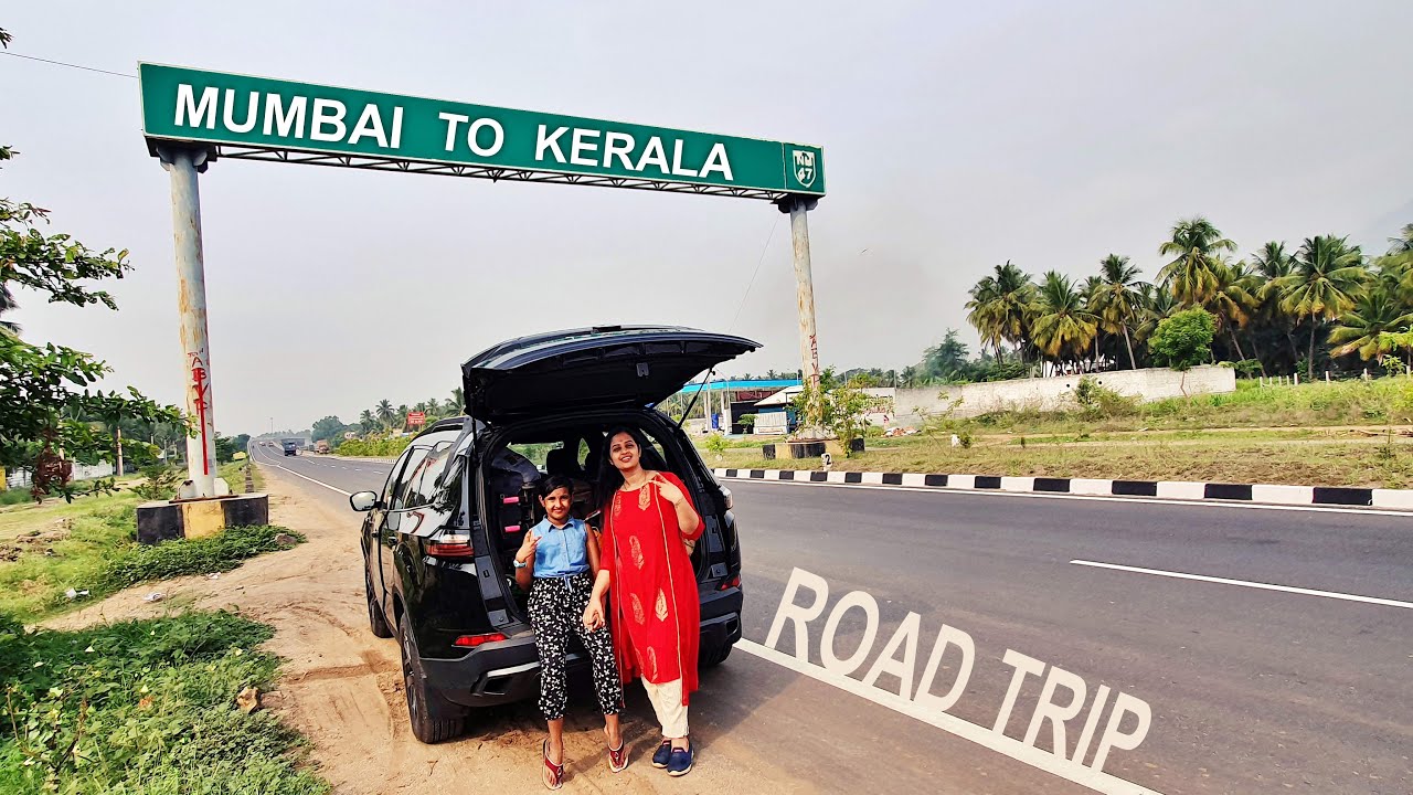 നാട്ടിലേക്ക് ഒരു CAR യാത്ര 🚗 || Mumbai to kerala Road Trip || Tata safari trip | Swapna's wonderland