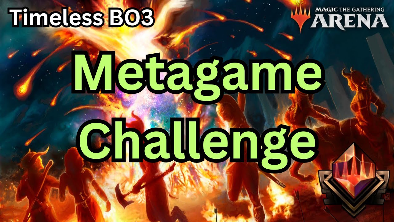IMPOSSIBLE 7-0 Run w/Burn -- Timeless Metagame Challenge --  MTG Magic Arena BO3