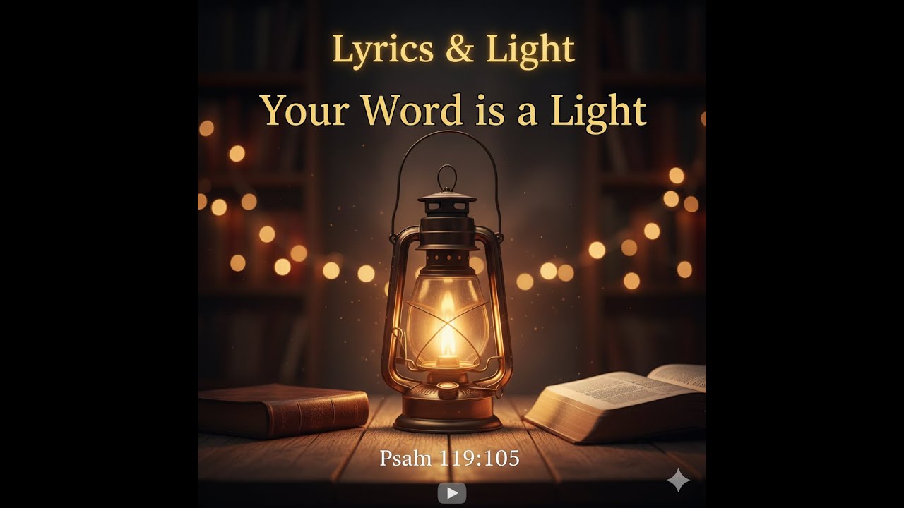 Psalm 119:105 | Your Word is a Lamp | Lyrics and Light (Scripture Meditation)