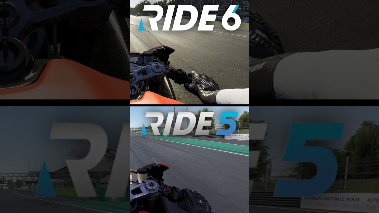 RIDE 6 vs RIDE 5 - REV Animation Comparison #1