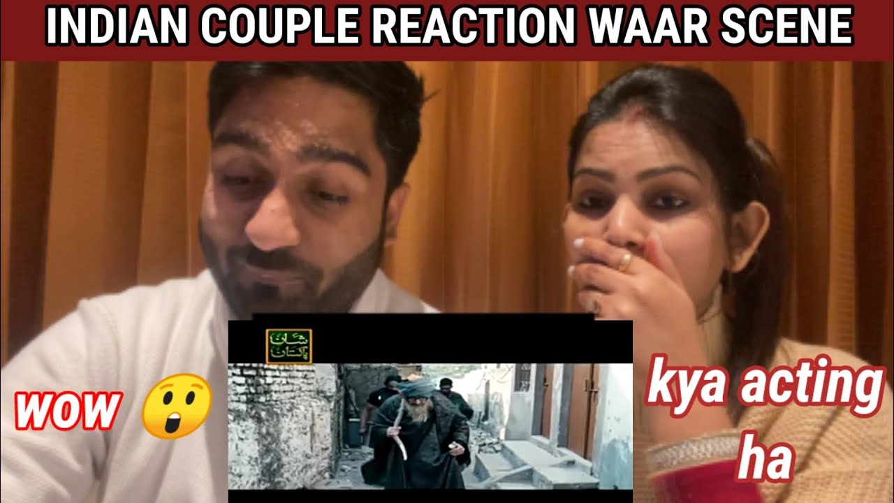 INDIAN couple Reaction | WAAR Movie Intro Scene | hollywood JASA HA | MR&MRS REACTION
