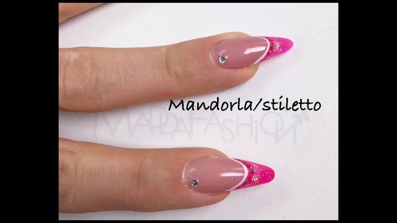 Nuova forma: Mandorla classico - Stiletto corto (Ricostruzione) || Madda.fashion