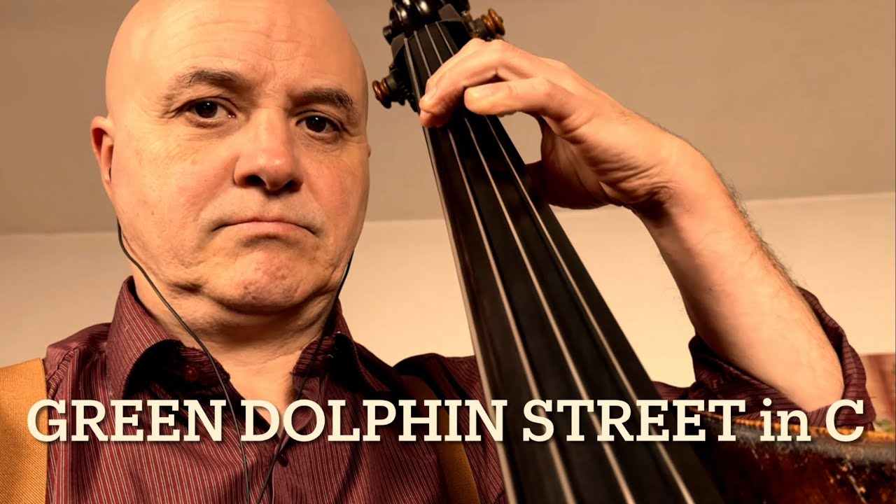 On Green Dolphin Street in C (new version) Bass Line Play Along Backing Track