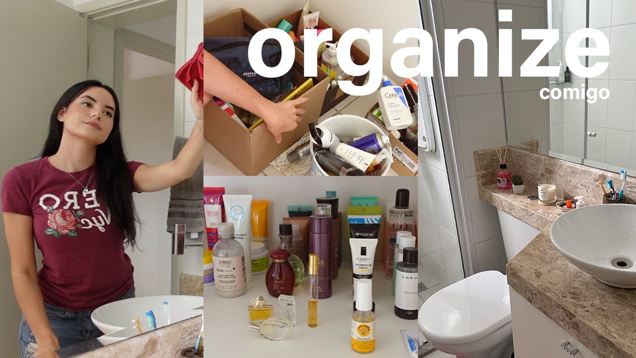 ORGANIZANDO MEU BANHEIRO | dicas + tour pelos produtos