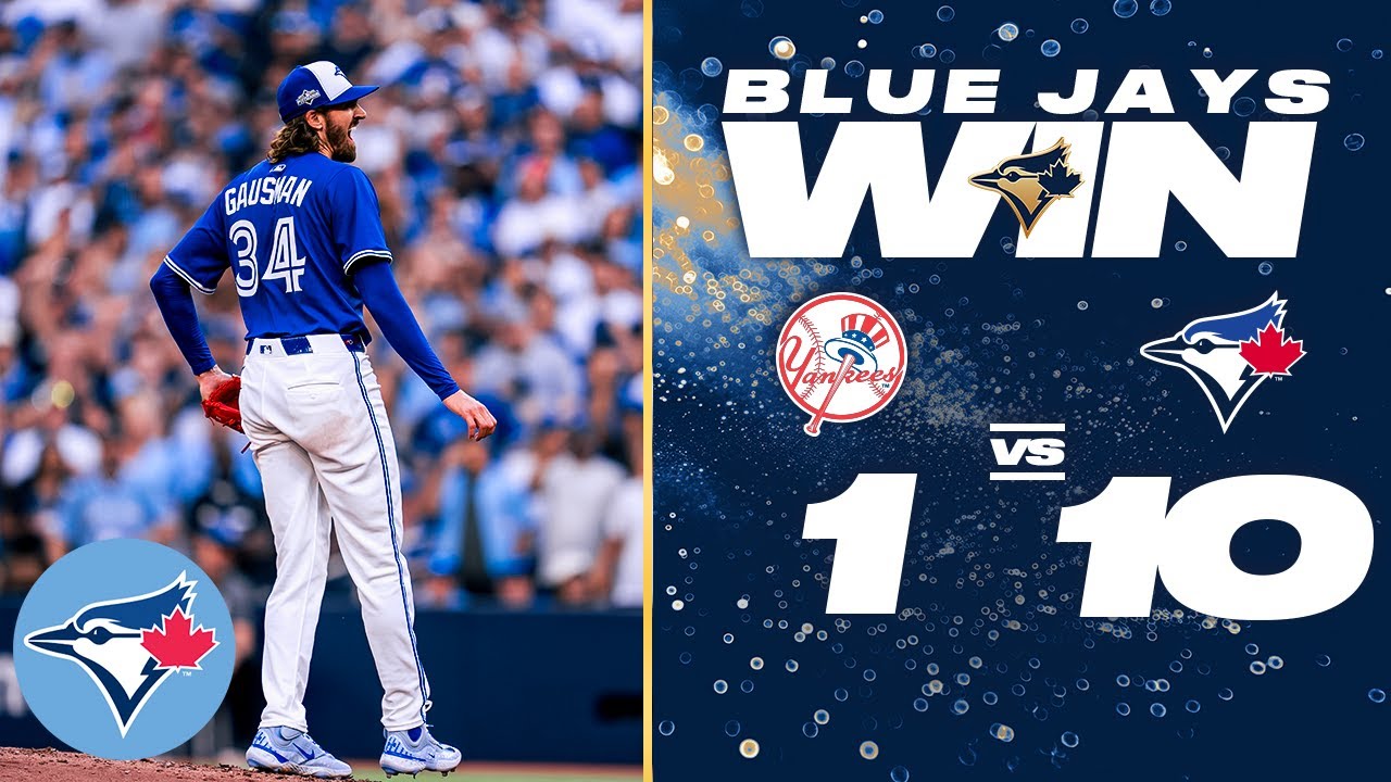 Blue Jays score early and often in front of RAUCOUS Rogers Centre crowd, take ALDS lead!