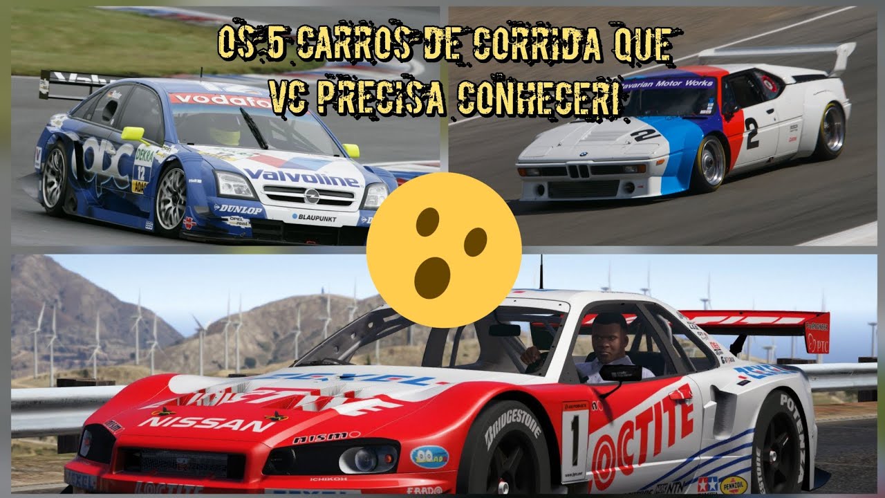 TOP 5 CARROS DE CORRIDA QUE VC PRECISA CONHECER! 🏎🏁