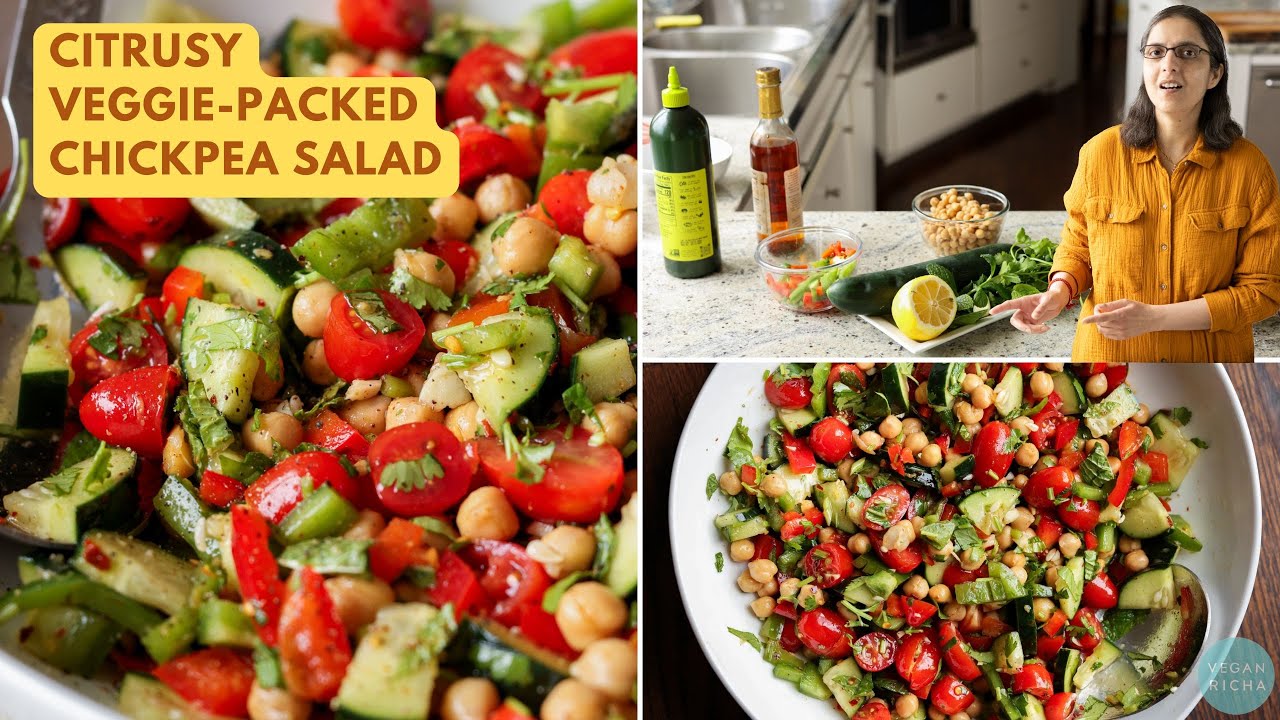 Easy Flavor packed insanely delicious Salad you&rsquo;ll make every Summer!| BALELA CHICKPEA SALAD
