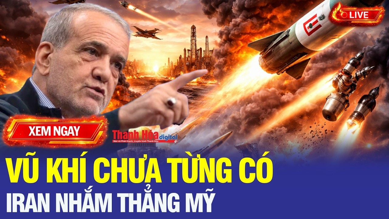 🔴Thế Giới Xung Đột: Iran tung vũ khí “chưa từng xuất hiện” – Lời cảnh báo khiến Mỹ phải dè chừng