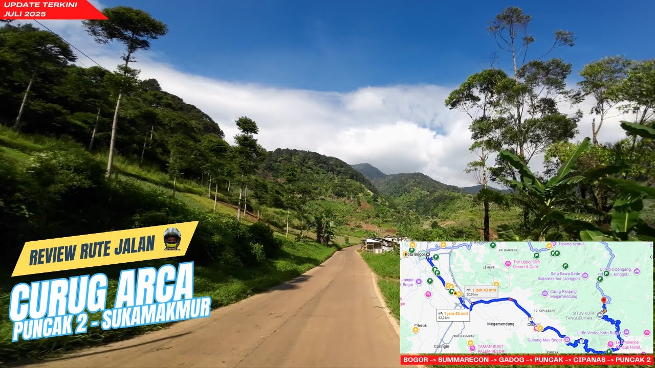 Morning Ride Menuju Curug Arca | MotoVlog | Review Rute Jalan