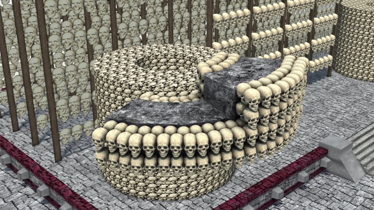 Massive skull rack found in Mexico sheds light on Aztec human sacrifice