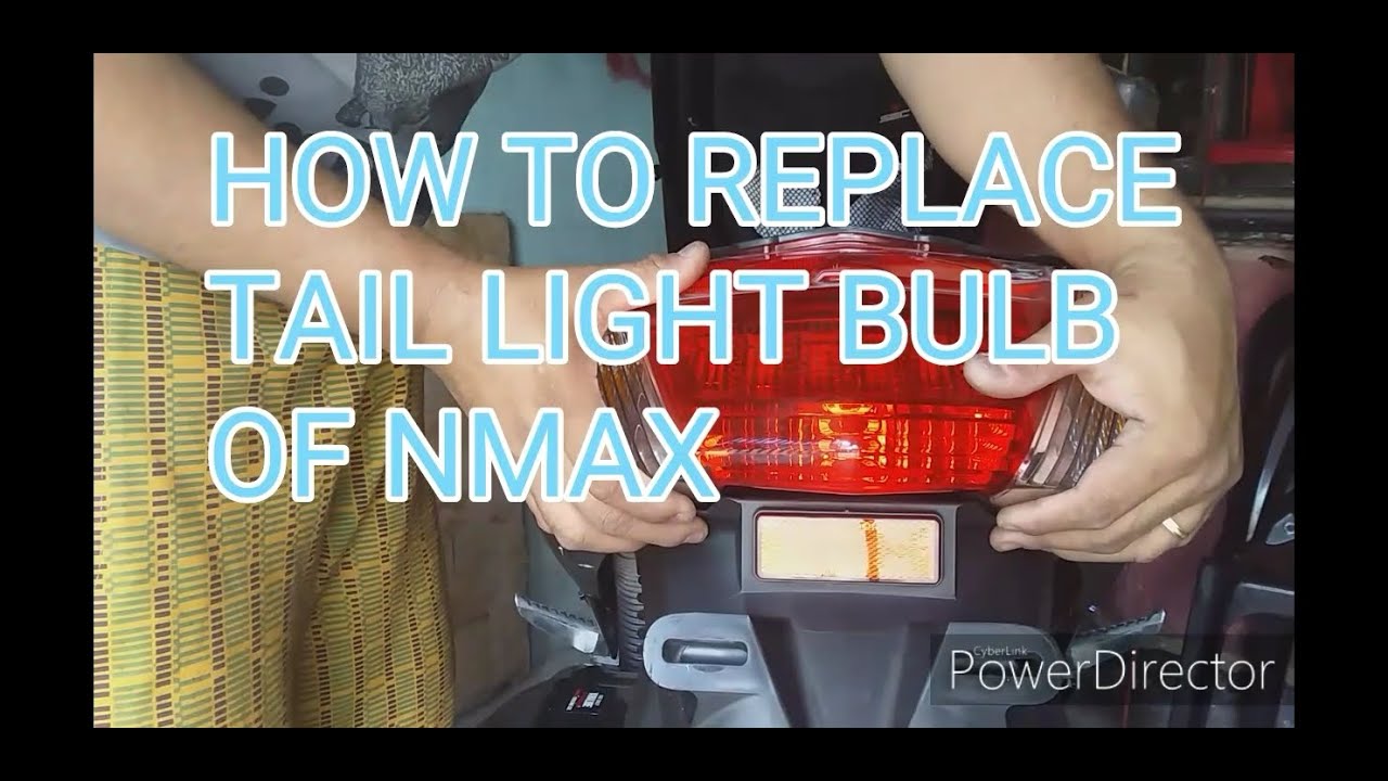 how to replace tail light bulb of nmax/ common maintenance
