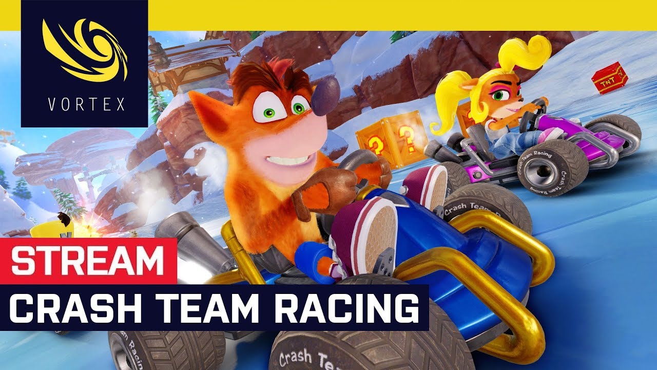 Hrajeme živě Crash Team Racing Nitro-Fueled. Po 20 letech se vrací skvělá závodní arkáda