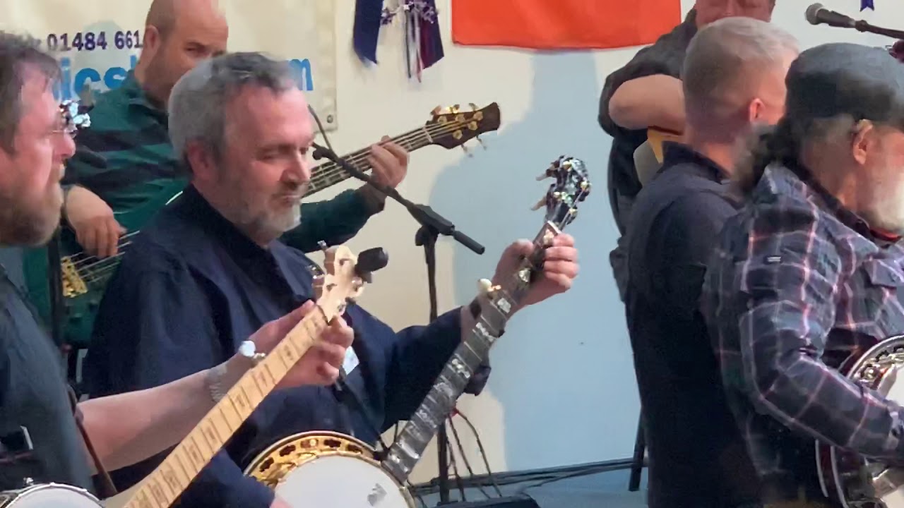 Cripple Creek & Duelling Banjos,  Eagle Music group jam with the Kruger Brothers