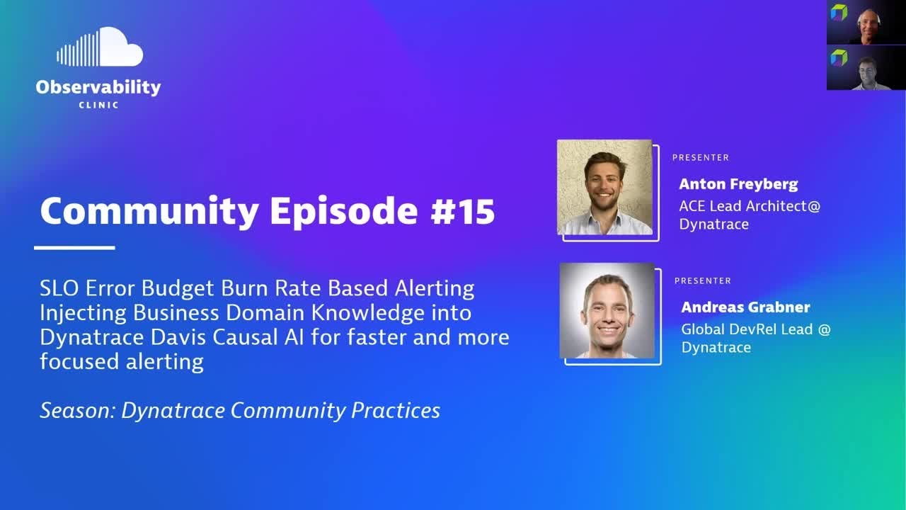 Dynatrace Tips & Tricks #15 - SLO Error Budget Burn Rate Based Alerting