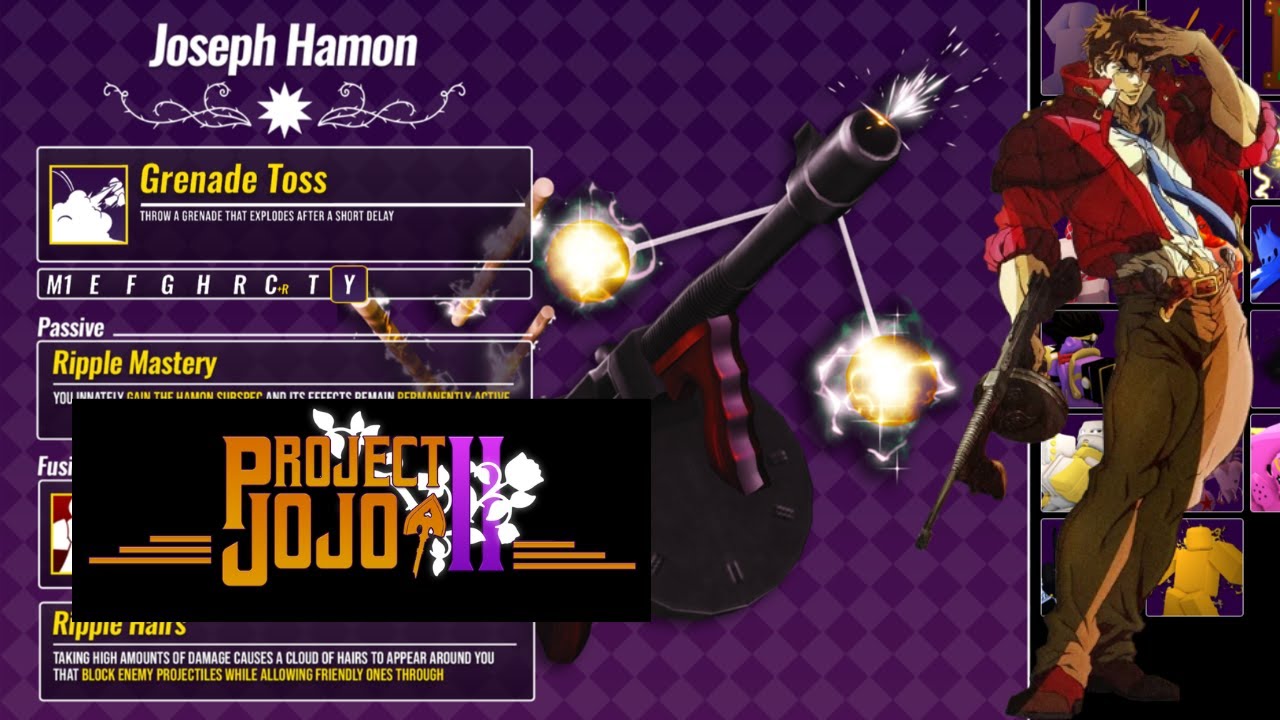 Joseph Joestar Hamon Showcase! | Project Jojo 2