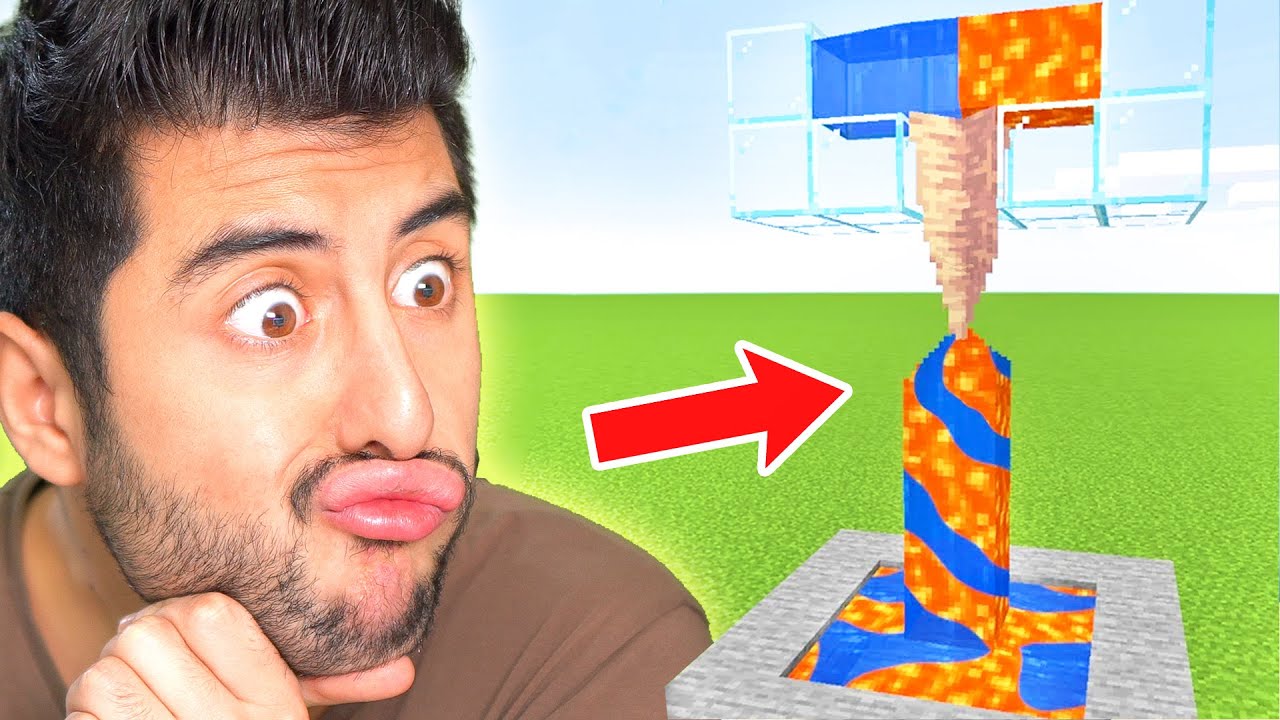 LAV  VE SUYU KARIŞTIRMAK!! MİNECRAFT EFSANE Mİ? GERÇEK Mİ?