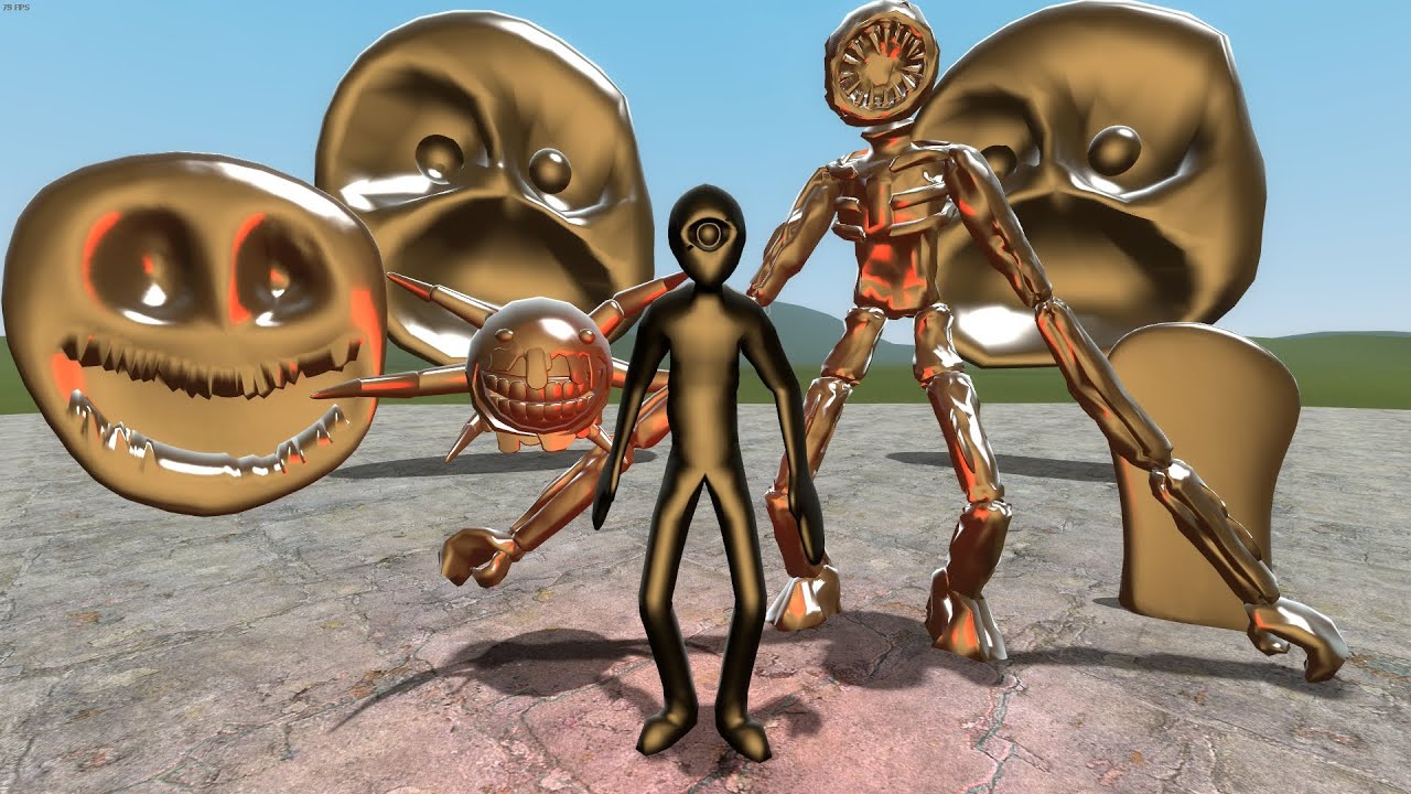 NEW ALL GOLDEN ROBLOX DOORS NEXTBOTS in Garry's Mod!