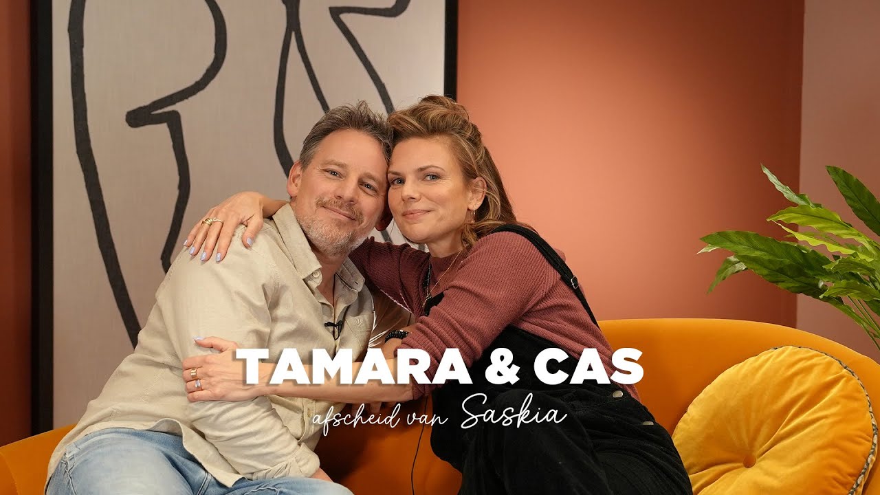 Tamara en Cas nemen afscheid van Saskia