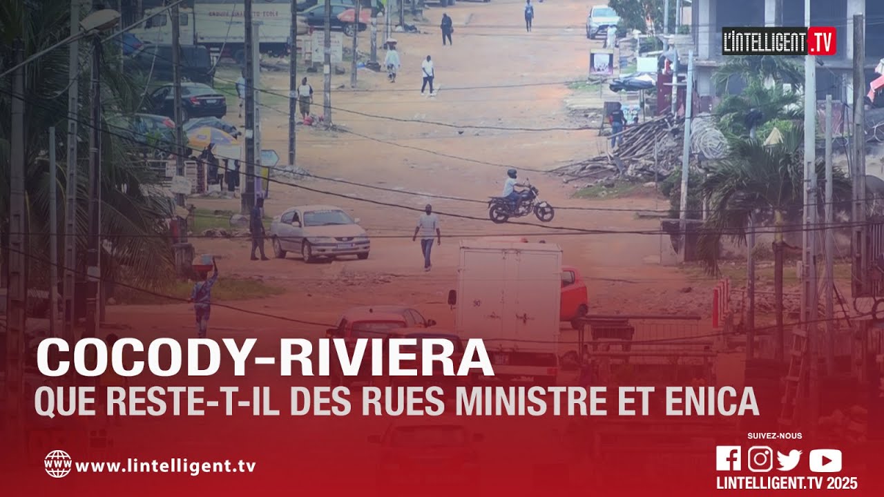 REPORTAGE. COCODY RIVIERA; Que reste t il des rues MINISTRE et ENICA ?