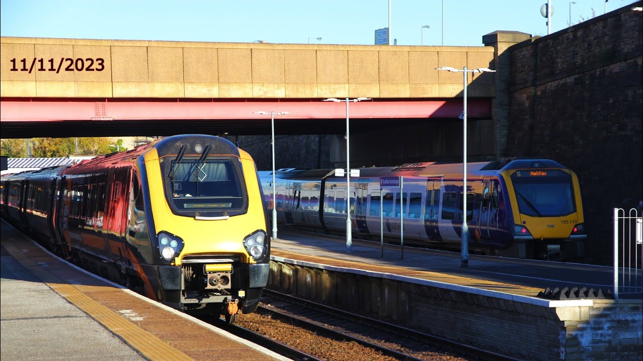 Trains at Bradford Interchange 11/11/2023