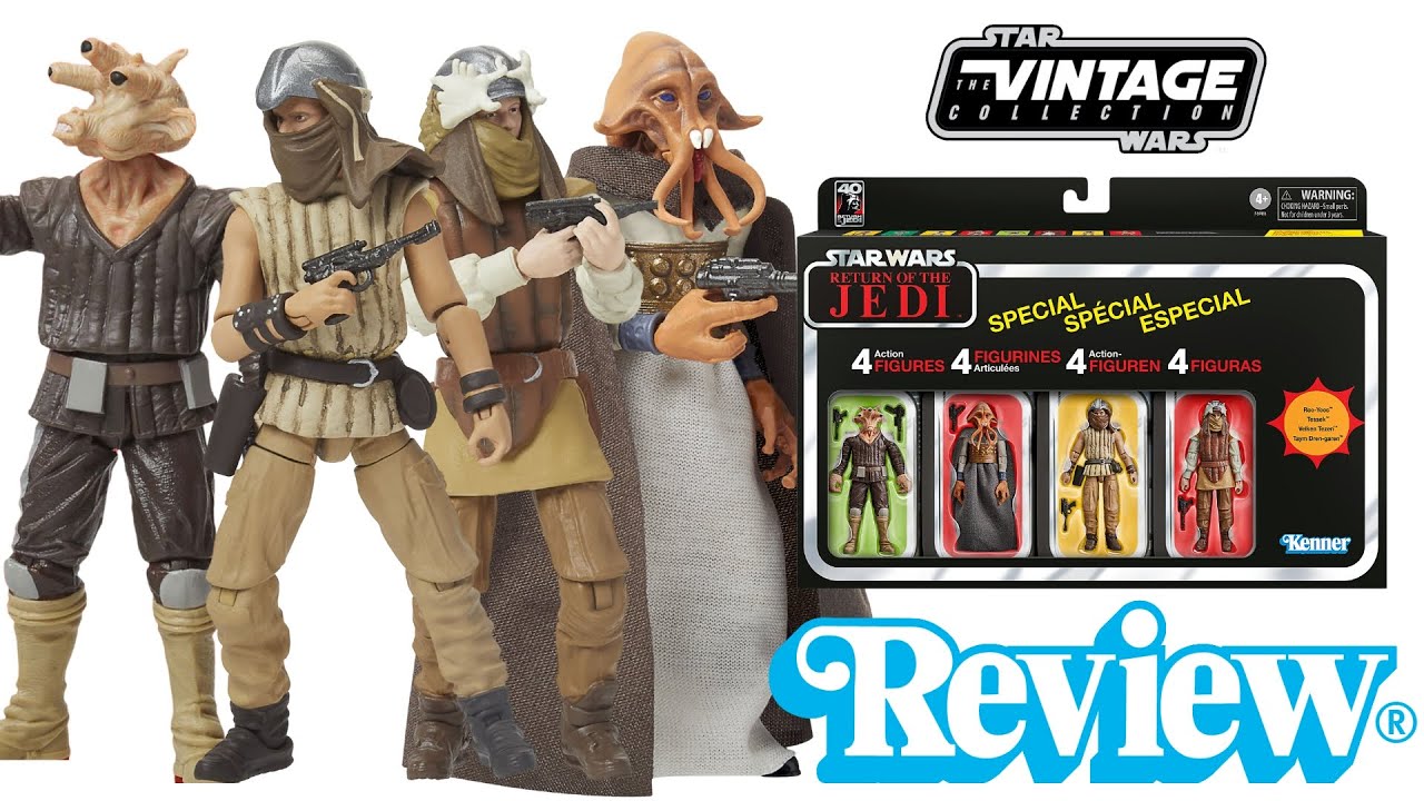 Star Wars The Vintage Collection Court Denizens 4 Pack | Jabba's Henchmen
