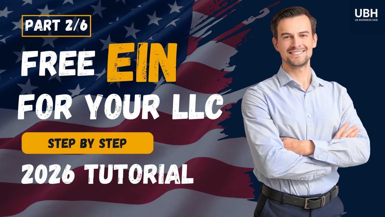 (Part 2/6) How to Apply FREE EIN Number for LLC (Non US Residents) | IRS Fax 2026 | Shopify | Amazon