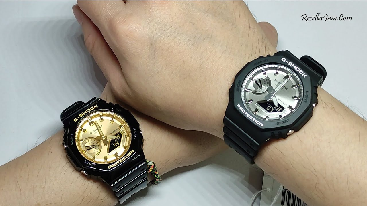 Casio G-Shock GA-2100GB-1A  vs Casio G-Shock GA-2100SB-1A