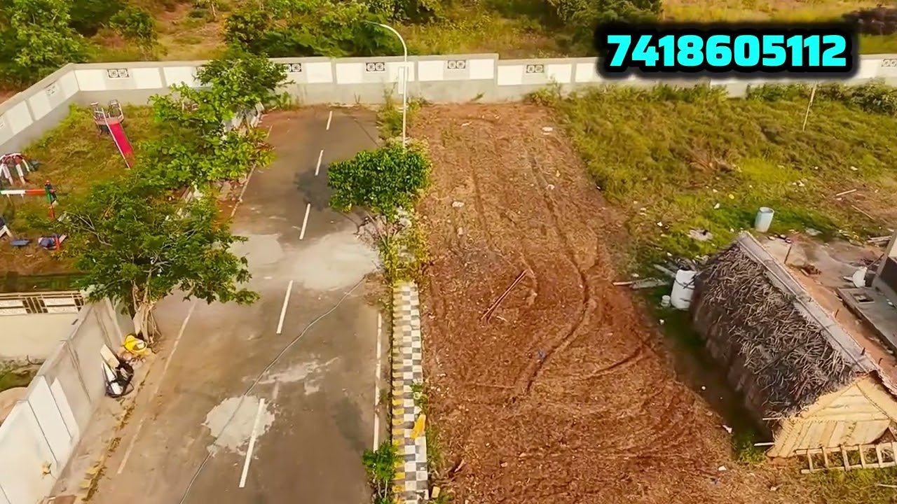 Gated community land sale in vadavalli to thondamuthur road coimbatore 