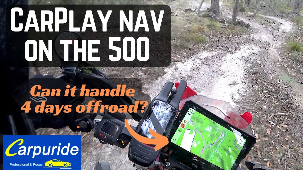 Carpuride W702 + OsmAnd maps: a real-world review, fitted to KTM 500 EXC