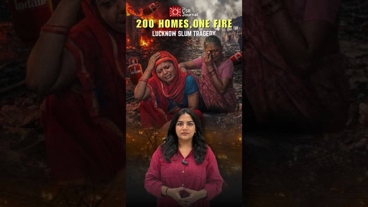 200 Homes, One Fire    - Lucknow Slum Tragedy