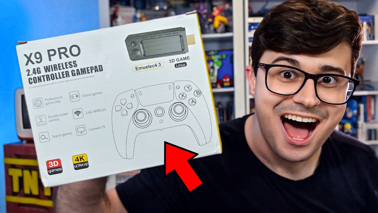 COMPREI o GAME STICK X9 PRO - O mais NOVO do ALIEXPRESS