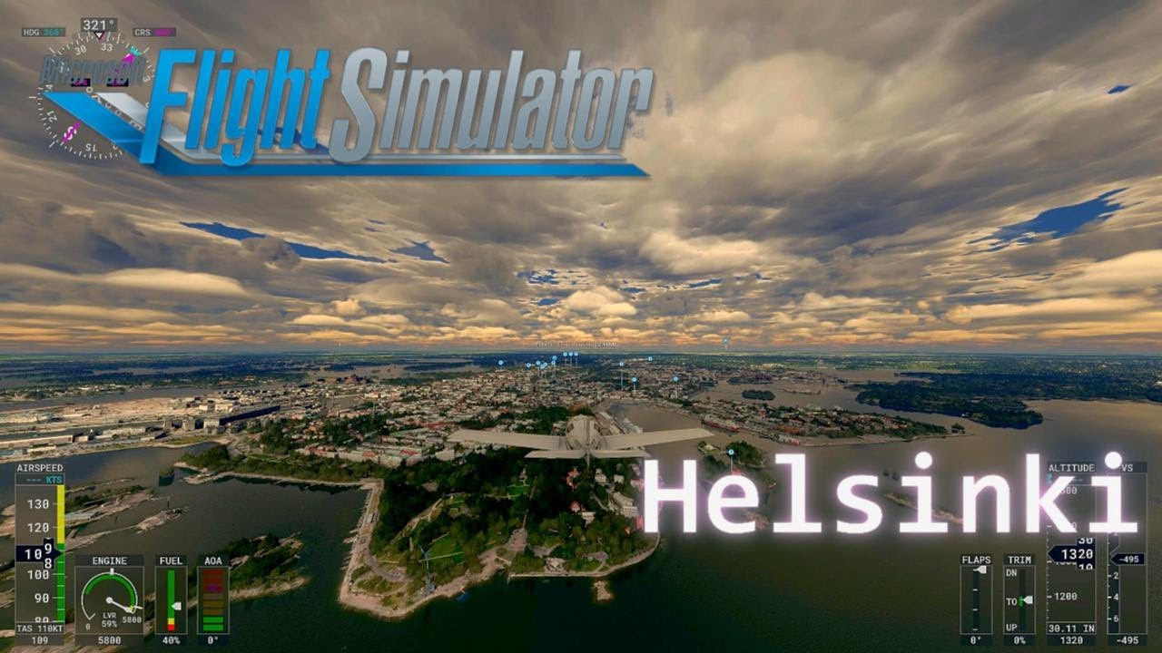 4K Helsinki Finland [Microsoft Flight Simulator 2020]