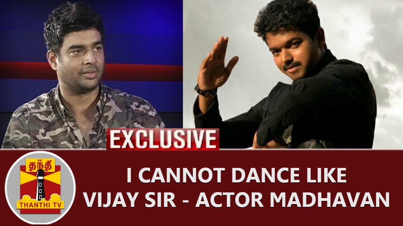 I cannot dance like Vijay sir | Actor Madhavan | Thanthi TV