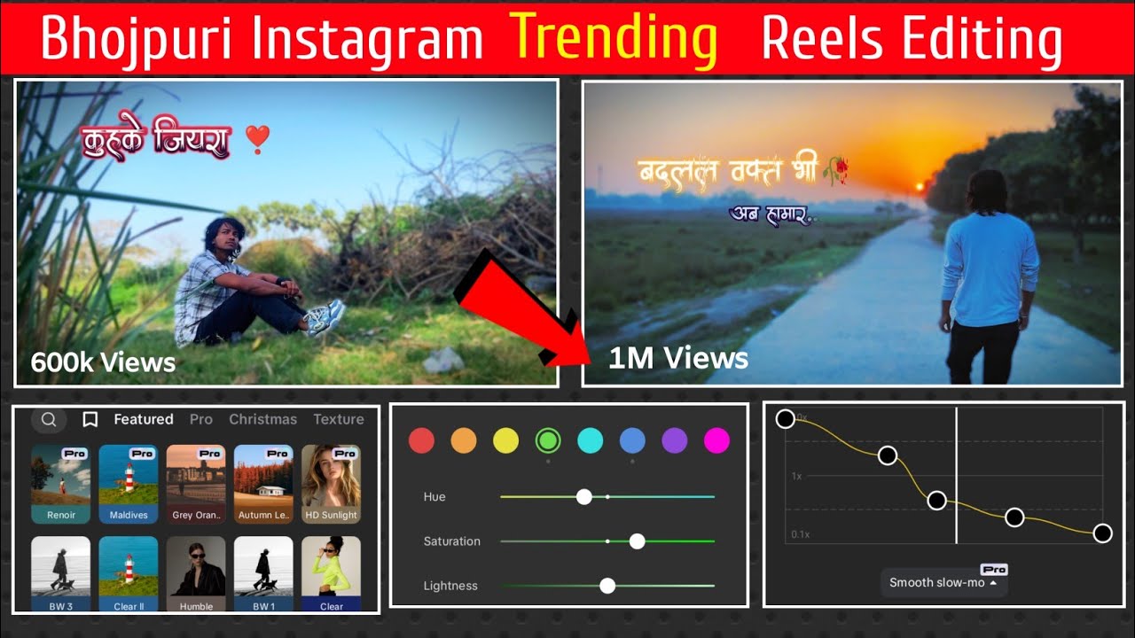 Capcut से Bhojpuri Trending Reels Editing करना सिखीए 😊| Capcut Se Video Editing Kaise Kare ❣️