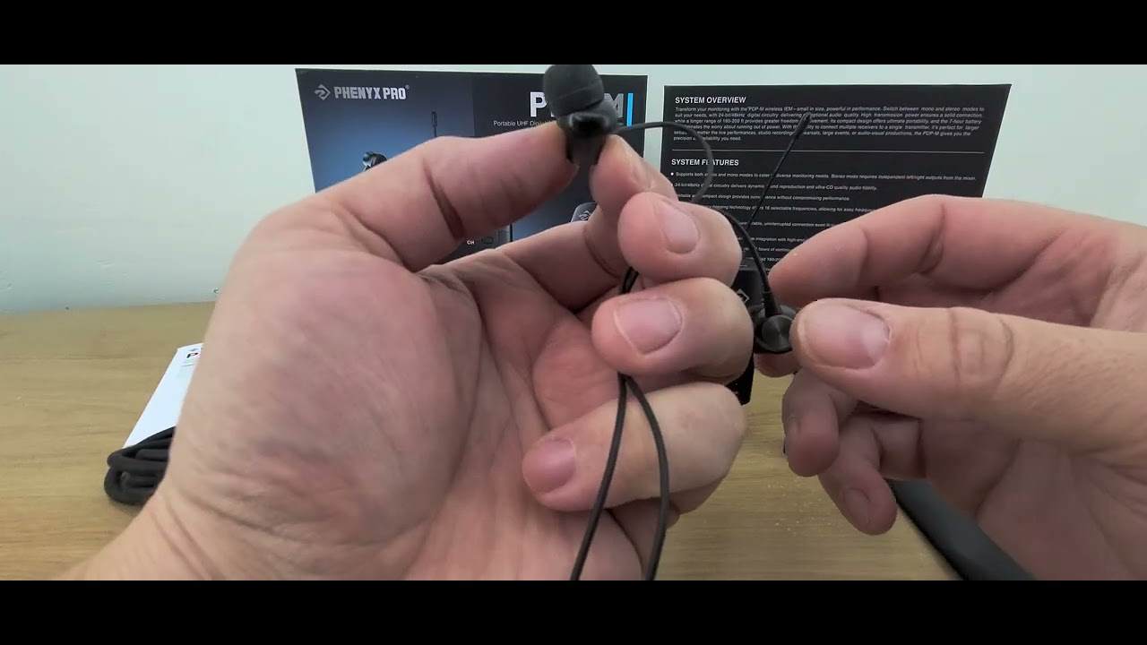 Phenyx Pro PDP-M in ear monitor system review
