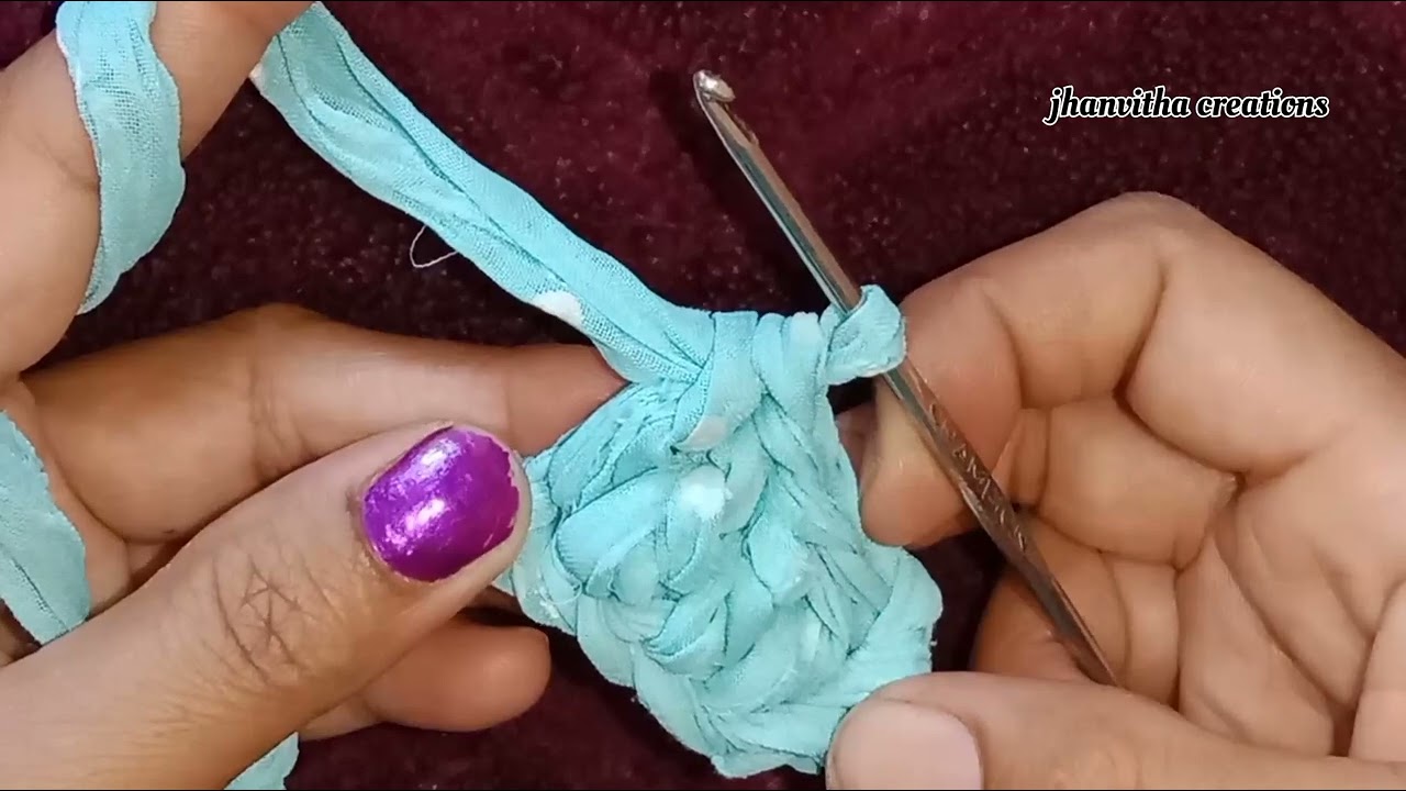 ಸುಲಭವಾಗಿ ಡೋರ್ ಮ್ಯಾಟ್ ಹಾಕುವ ವಿಧಾನ /how to make door mat in easy method #doormat #jhanvithacreations