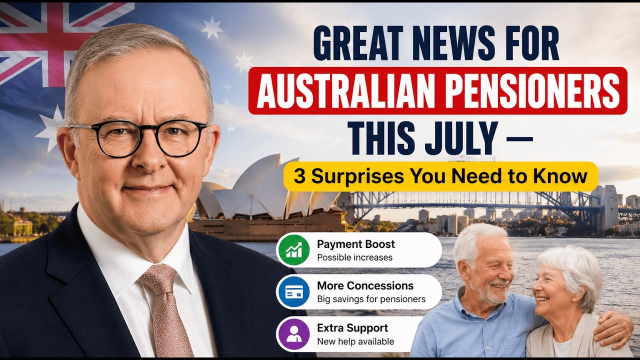 GREAT NEWS for Australian Pensioners in July 2026  | 3 Big Surprises That Could Boost Your Benefits